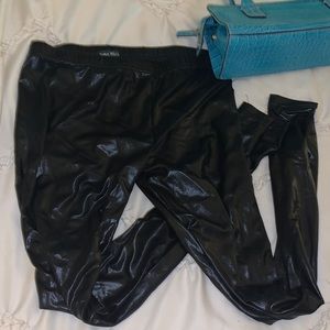 Faux leather pants soho girls